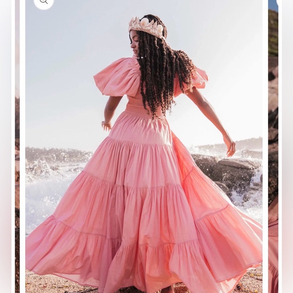 Jessakae Luna Maxi Dress in Pink Rose